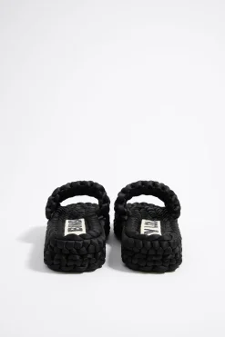 Mujer BIMBA Y LOLA Sandalias<Sandalia Plana Trenzado Negro