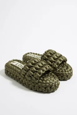 Mujer BIMBA Y LOLA Sandalias<Sandalia Plana Trenzado Verde