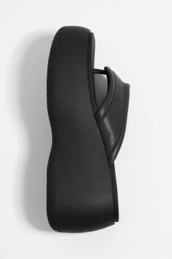 Mujer BIMBA Y LOLA Sandalias<Sandalia Plataforma Piel Negra