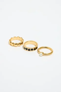 Mujer BIMBA Y LOLA Anillos<Set Anillos Dorados