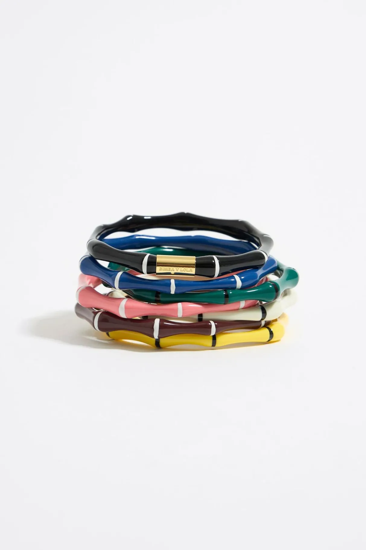 Mujer BIMBA Y LOLA Pulseras<Set De Siete Pulseras Bambu Resina Multicolor