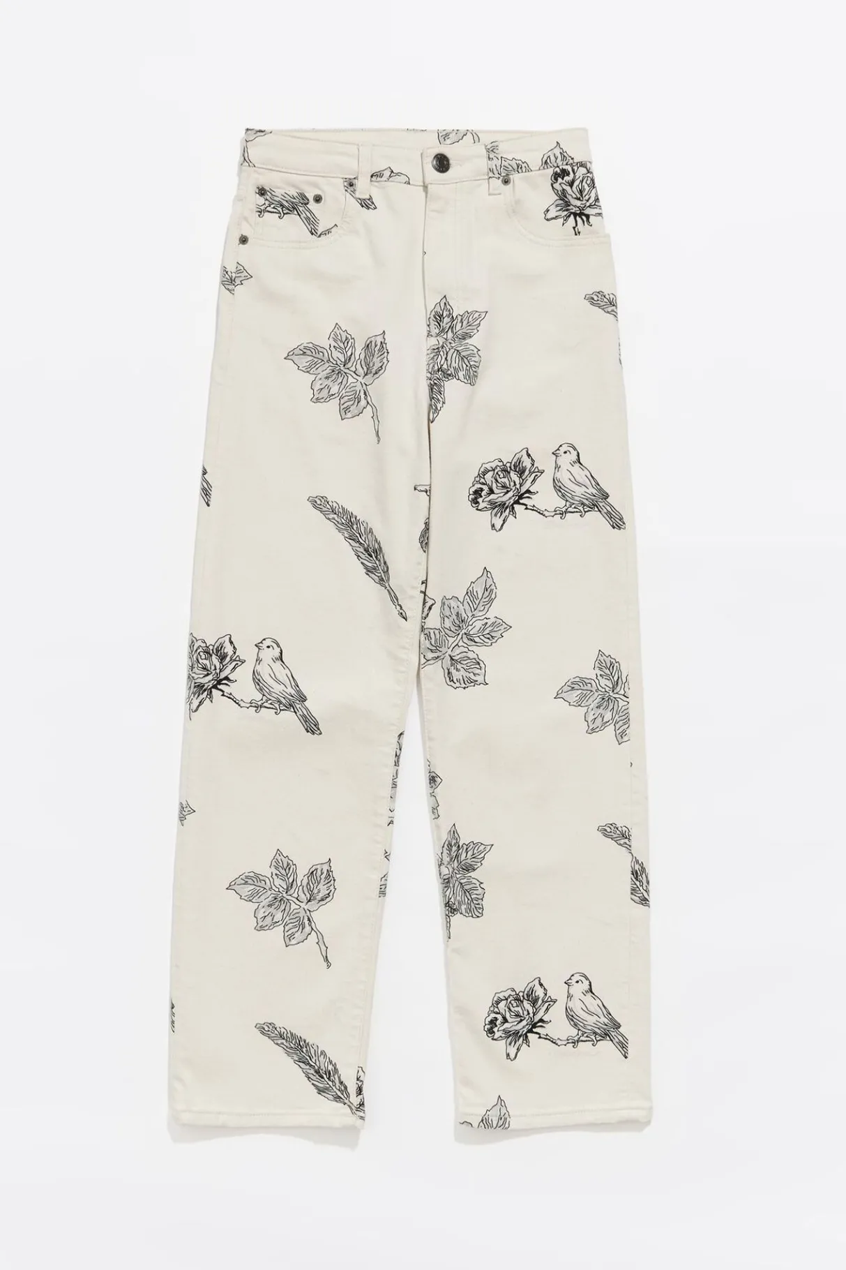 Mujer BIMBA Y LOLA Total Look<Straight Cropped - Vaquero Canary Pop Blanco