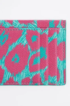 Mujer BIMBA Y LOLA Tarjeteros<Tarjetero Leopard Turquesa