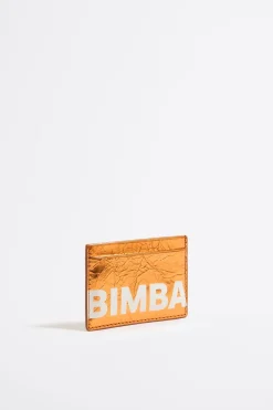 Mujer BIMBA Y LOLA Piel<Tarjetero Piel Naranja