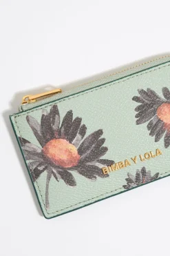 Mujer BIMBA Y LOLA Carteras Y Monederos<Tarjetero-Monedero Daisy Verde
