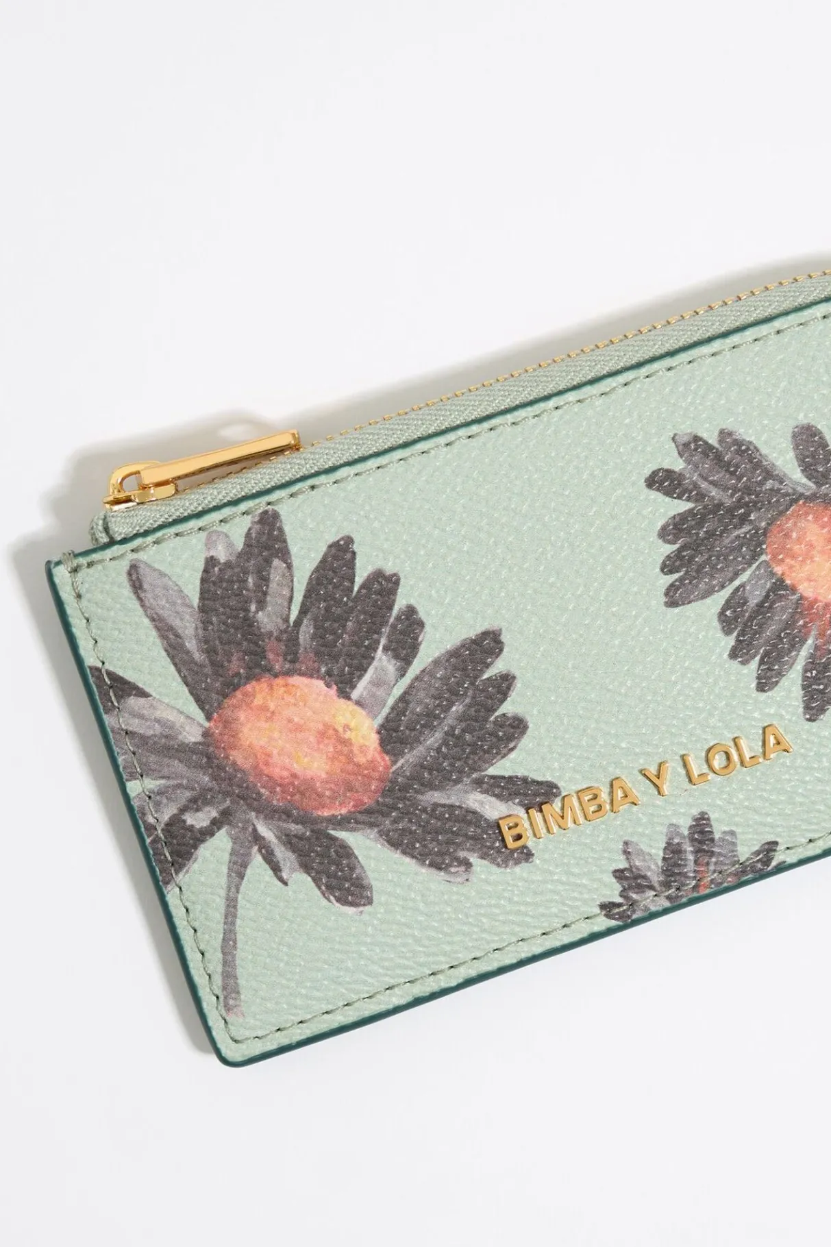 Mujer BIMBA Y LOLA Carteras Y Monederos<Tarjetero-Monedero Daisy Verde