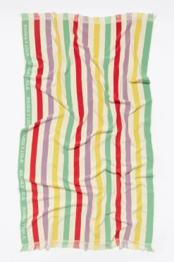 Mujer BIMBA Y LOLA Toallas De Playa<Toalla Algodon Rayas Verde