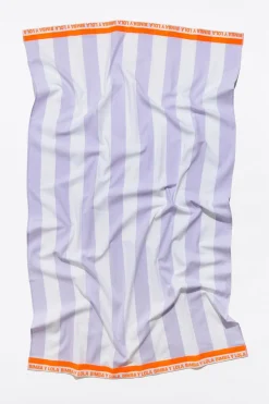 Mujer BIMBA Y LOLA Toallas De Playa<Toalla Estampada Rayas Lila