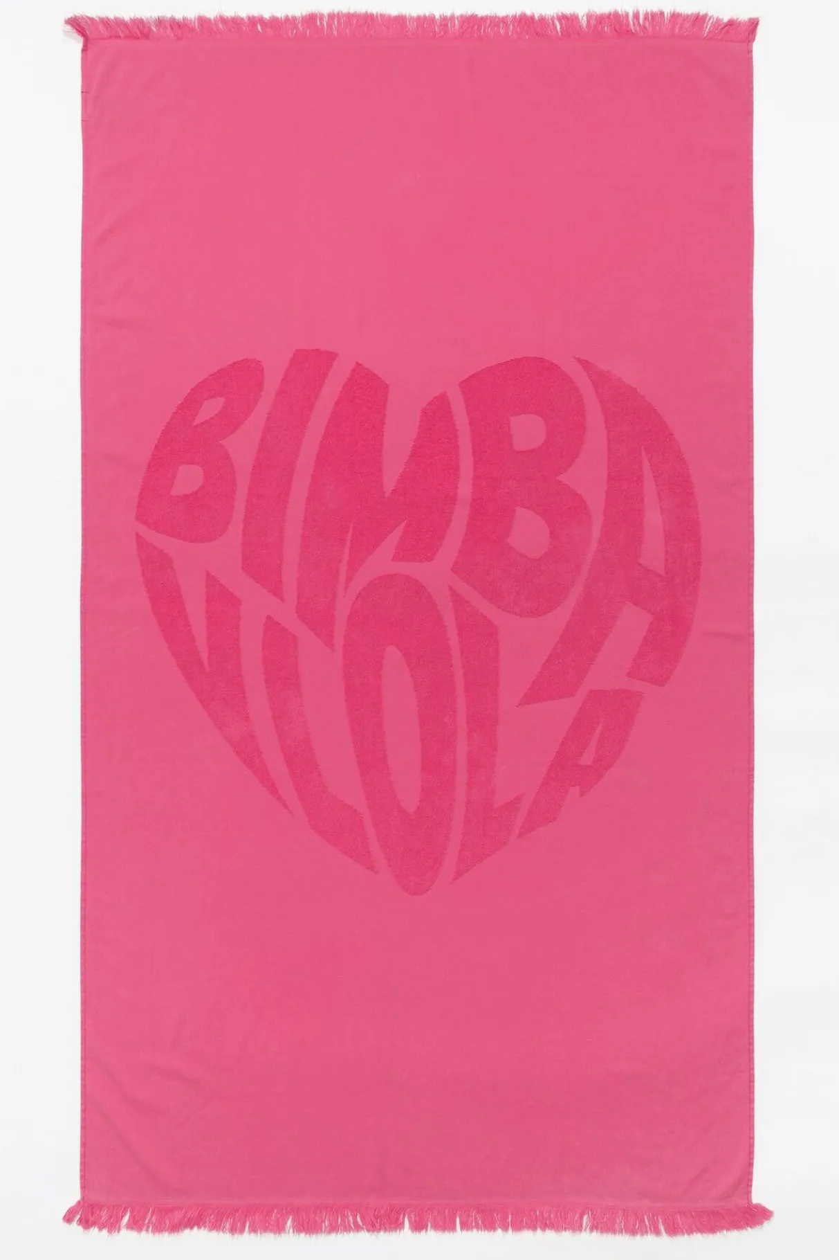 Mujer BIMBA Y LOLA Toallas De Playa<Toalla Logo Corazon Jacquard Fresa