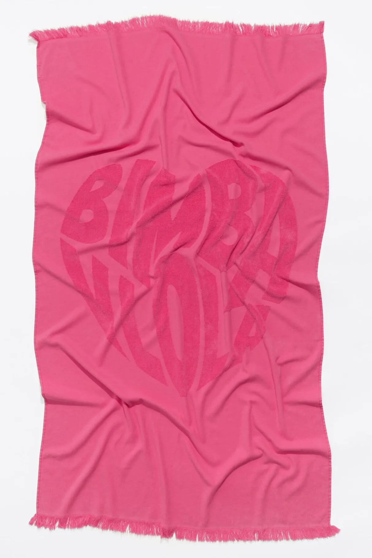 Mujer BIMBA Y LOLA Toallas De Playa<Toalla Logo Corazon Jacquard Fresa