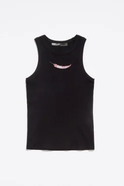 Mujer BIMBA Y LOLA Camisetas<Top Ajustado Guindilla Negro