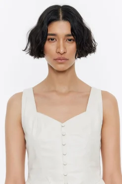 Mujer BIMBA Y LOLA Camisas<Top Ajustado Piel Gris Hielo