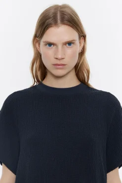 Mujer BIMBA Y LOLA Camisetas<Top Largo Desflecado Antracita