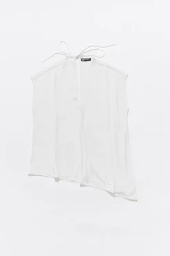 Mujer BIMBA Y LOLA Camisetas<Top Largo Oversize Marfil