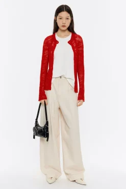 Mujer BIMBA Y LOLA Camisetas<Top Linea A Punto Roma Marfil