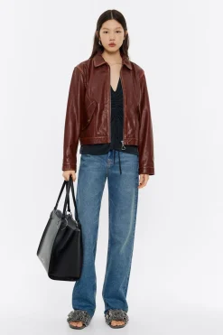 Mujer BIMBA Y LOLA Camisetas<Top Recto Negro