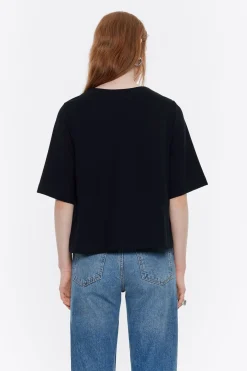 Mujer BIMBA Y LOLA Camisetas<Top Recto Punto Roma Negro