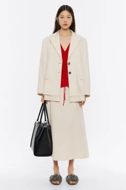 Mujer BIMBA Y LOLA Camisetas<Top Recto Rojo