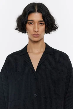 Mujer BIMBA Y LOLA Vestidos Y Monos<Vestido Camisero Fluido Negro