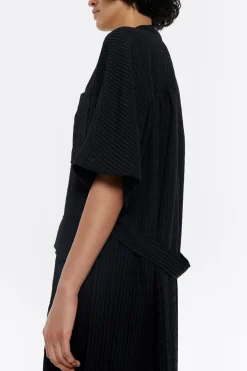 Mujer BIMBA Y LOLA Vestidos Y Monos<Vestido Camisero Fluido Negro