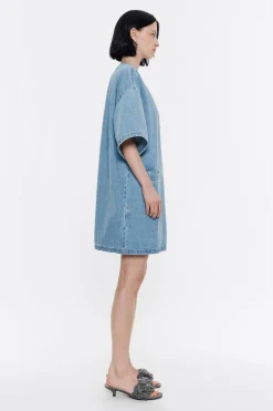 Mujer BIMBA Y LOLA Denim<Vestido Denim Corto Azul