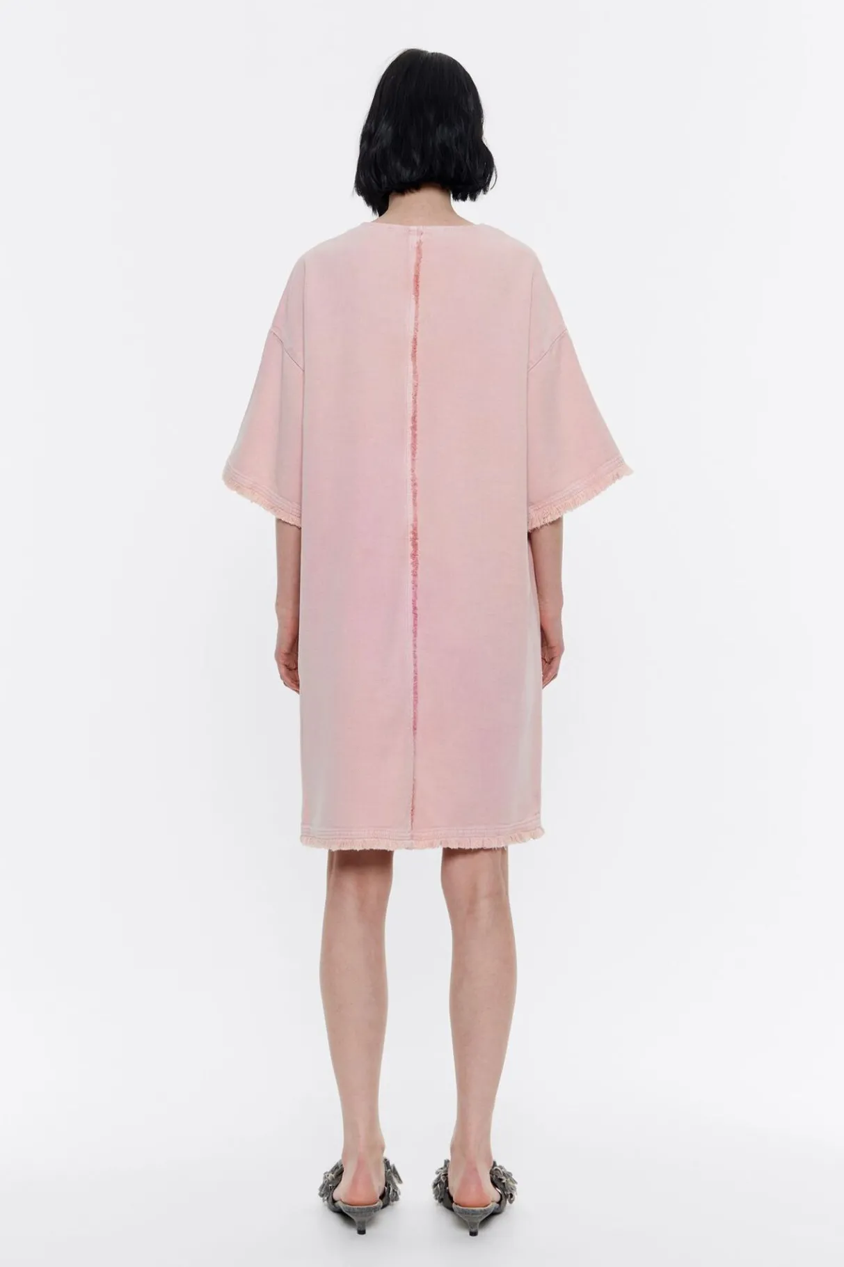 Mujer BIMBA Y LOLA Denim<Vestido Denim Corto Rosa