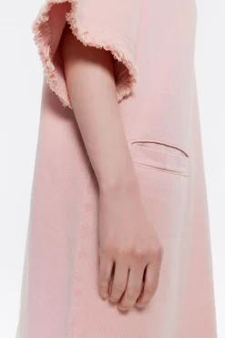 Mujer BIMBA Y LOLA Denim<Vestido Denim Corto Rosa