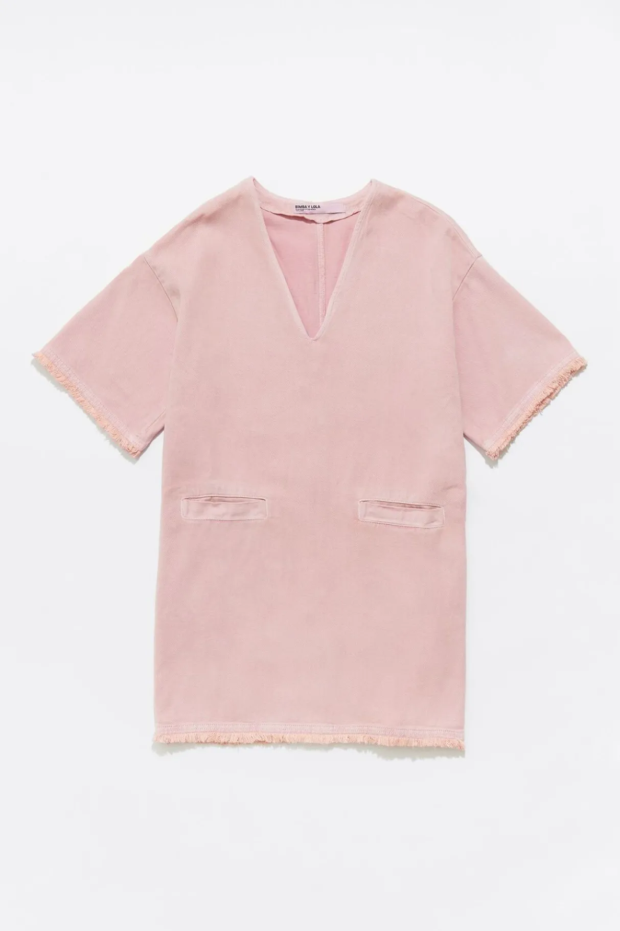 Mujer BIMBA Y LOLA Denim<Vestido Denim Corto Rosa