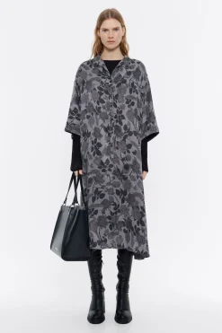 Mujer BIMBA Y LOLA Vestidos Y Monos<Vestido Linea A Fluido Canary Camo Caqui