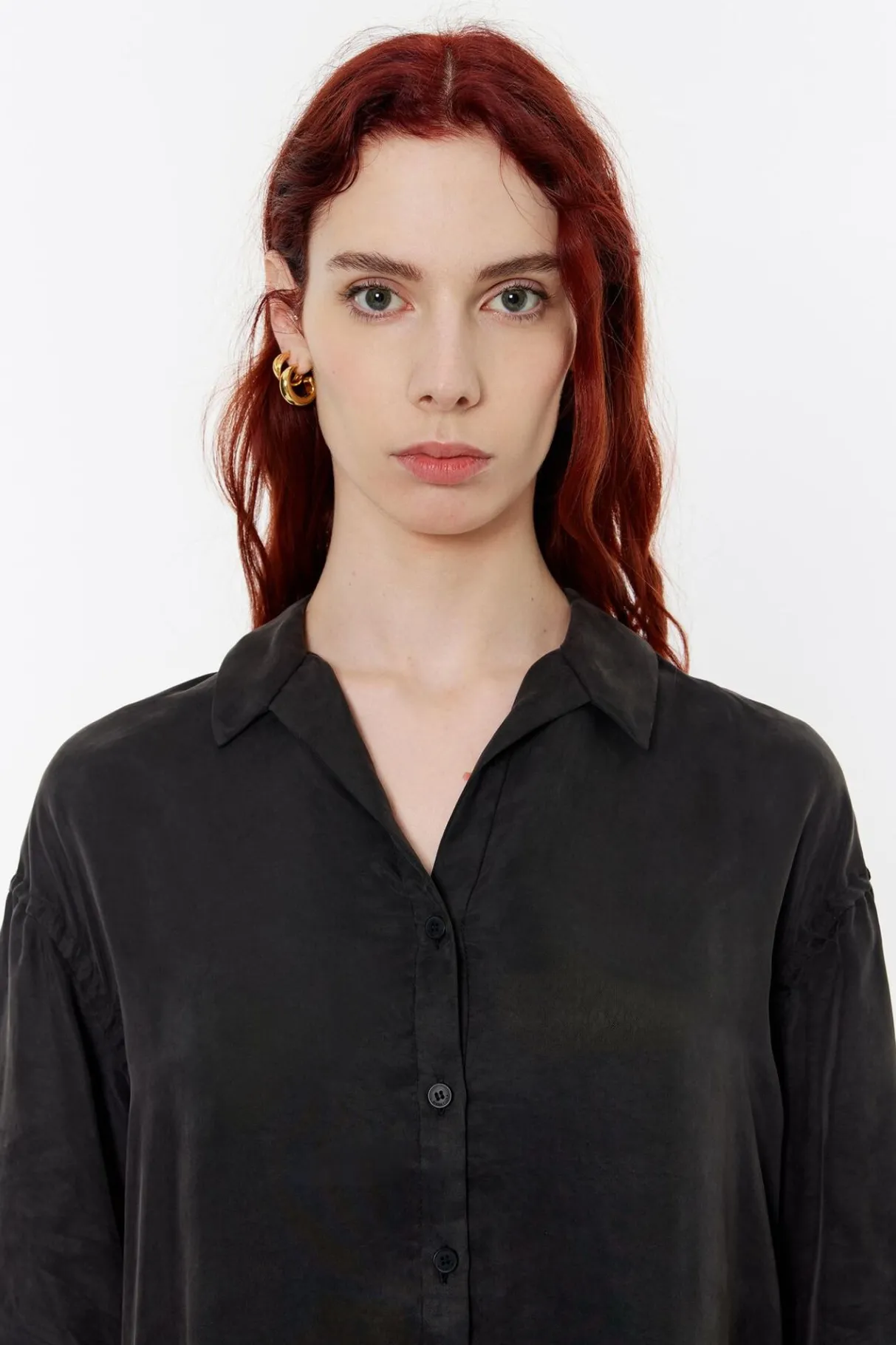 Mujer BIMBA Y LOLA Vestidos Y Monos<Vestido Linea A Fluido Negro