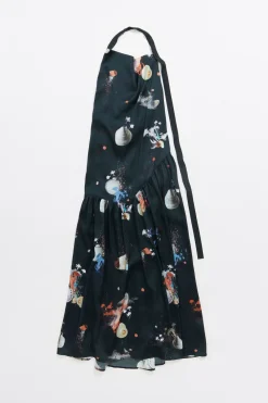 Mujer BIMBA Y LOLA Vestidos Y Monos<Vestido Linea A Waves Antracita