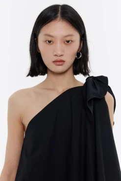 Mujer BIMBA Y LOLA Vestidos Y Monos<Vestido Multicapas Algodon Negro