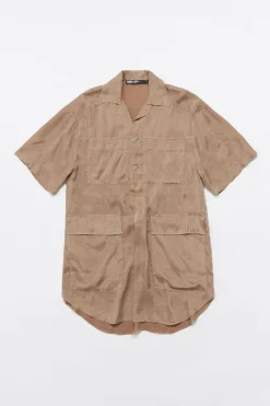 Mujer BIMBA Y LOLA Vestidos Y Monos<Vestido Oversize Fluido Camel