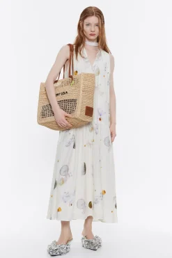 Mujer BIMBA Y LOLA Vestidos Y Monos<Vestido Oversize Waves Marfil