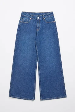 Mujer BIMBA Y LOLA Denim<Wide Leg - Vaquero Azul Oscuro