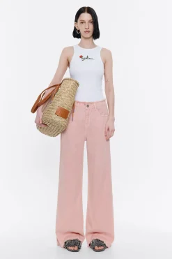 Mujer BIMBA Y LOLA Denim<Wide Leg - Vaquero Rosa