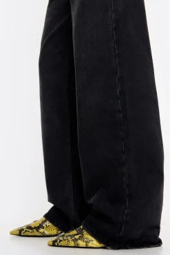 Mujer BIMBA Y LOLA Salones<Zapato Salon Piel Print Serpiente Amarillo